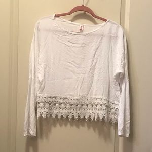 White long sleeve shirt